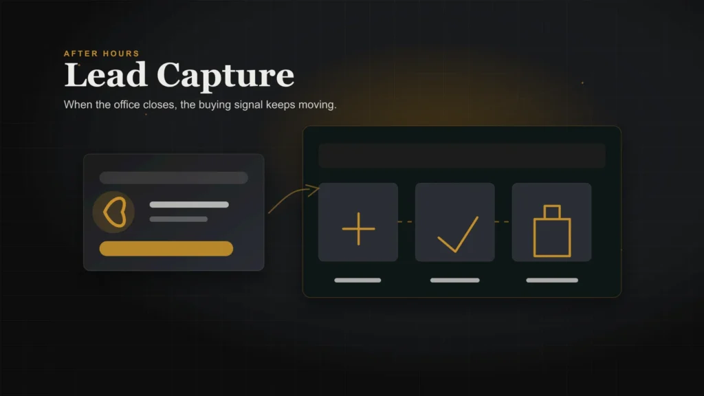 After-hours lead capture system turning contractor inquiries into booked jobs